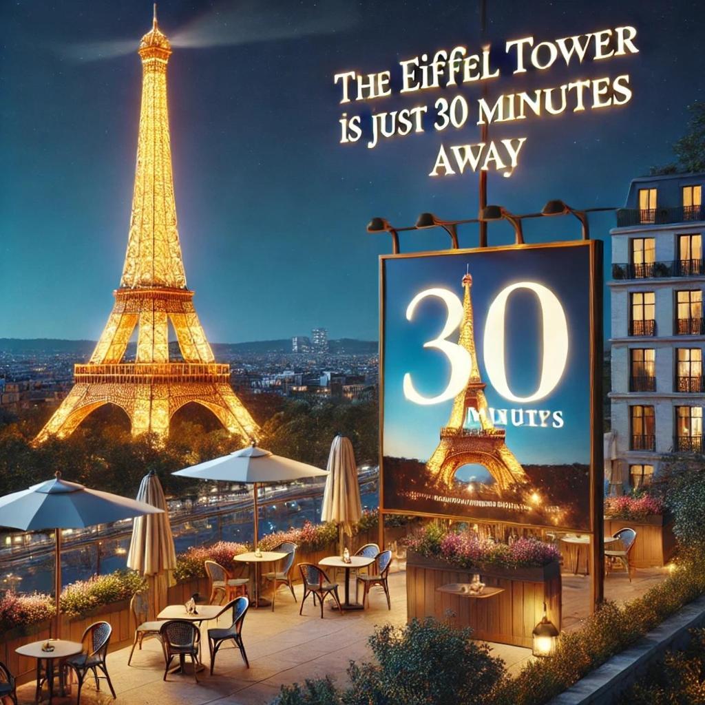 La Maison Est Situee En Face De La Gare Bondy Exteriér fotografie